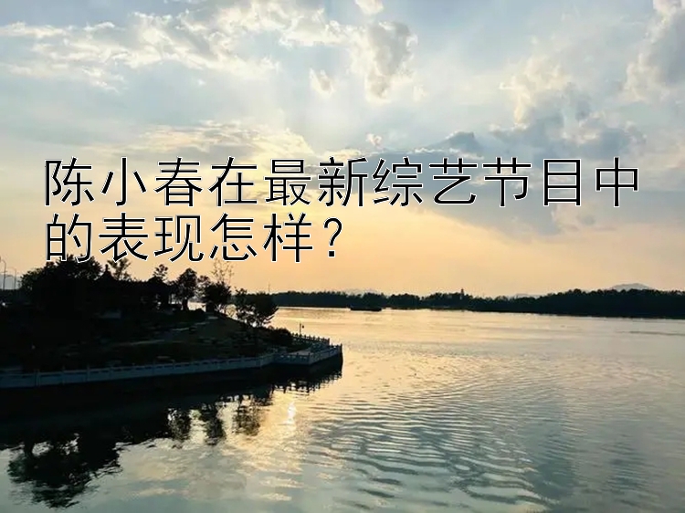 陈小春在最新综艺节目中的表现怎样？