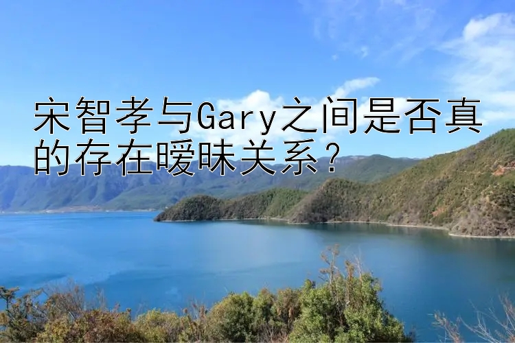 宋智孝与Gary之间是否真的存在暧昧关系？